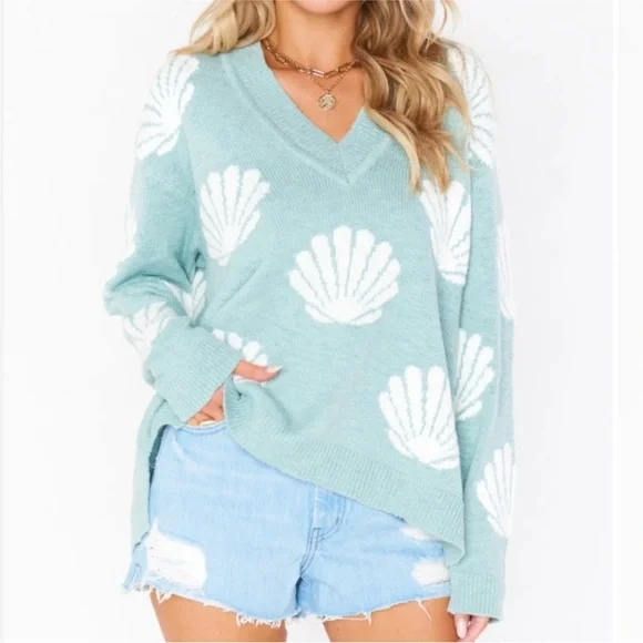 Sea Shell Patterned Knit Set - Picture 2 of 5